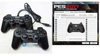 Setting Gamepad SingleDouble PES 2017 PC [upl. by Lyndon]