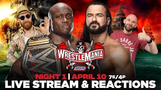 WWE WrestleMania 37 Night 1  Live Stream amp Reactions [upl. by Shakti455]