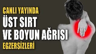 CANLI YAYINDA BOYUN VE KULUNÇ AĞRISI EGZERSİZLERİ aktifizyo boyunağrısı kulunç [upl. by Hemetaf]