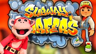 JUGANDO SUBWAY SURFERS POR PRIMERA VEZ EL MONO SÍLABO JUEGA [upl. by Enneiviv89]