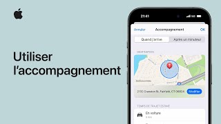 Comment utiliser Accompagnement sur votre iPhone  Assistance Apple [upl. by Leagiba]