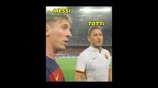 When Messi Asked to Swap Jersey😳 football messi jersey totti [upl. by Porche]