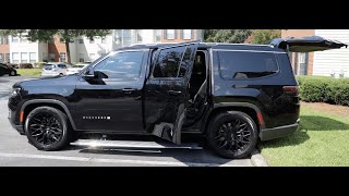 2022 Jeep Grand Wagoneer Obsidian  POV Test Drive Binaural Audio [upl. by Babb236]