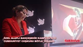 BAHÇEŞEHİR KAMPÜSÜNDE CUMHURİYET COŞKUSU [upl. by Siver]