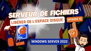 Serveurs de fichiers  Episode 13  Libérer de lespace disque sous Windows Server 2022 [upl. by Oflunra]