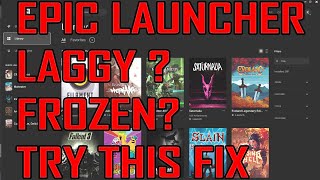 Epic games launcher laggy fix [upl. by Haynor]