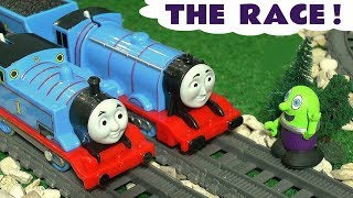 Thomas The Tank Engine Racing Gordon Story With The Funny Funlings [upl. by Eilyw]