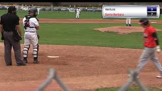 Santa Barbara vs Ventura Baseball [upl. by Alekram457]