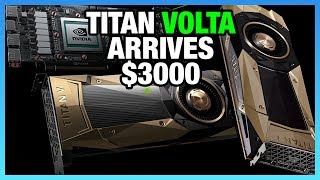 Volta Arrives in 3000 Titan V NVIDIA GPU [upl. by Lindberg]