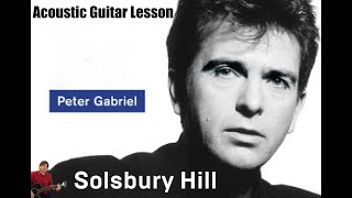 Learn to play Solsbury Hill by Peter Gabriel GUITAR TUTORIAL [upl. by Hourigan577]