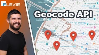 Geocode addresses into map coordinates using Google API and Flexie [upl. by Haras]