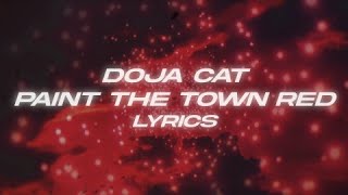 Doja Cat  Paint The Town Red LyricsLetra [upl. by Maiah]