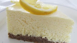 Lemon Cheesecake No Bake  One Pot Chef [upl. by Aloeda]