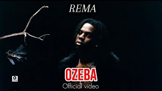 Rema  OZEBA  official Video Visualizer [upl. by Marissa]