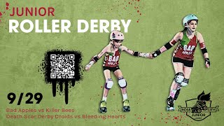 Juniors  Death Scar Derby Droids vs Bleeding Hearts [upl. by Chessy]