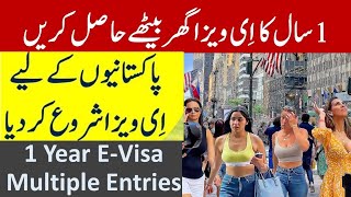 1 Year Visa for Pakistani  1 Year eVisa for Pakistani  e Visa of a Beautiful Country [upl. by Nirb512]