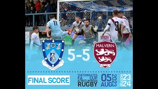 Rugby Town 55 Malvern Town  050823  FA Cup Extra Preliminary Round  Match Highlights [upl. by Alayne431]