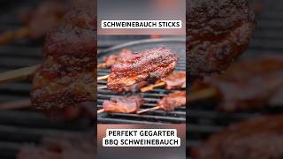 Schweinebauch Sticks  perfekt gegarter BBQ Schweinebauch bbq porkbelly shorts [upl. by Datha]