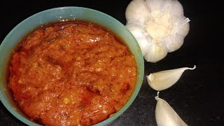 lasun ki chatni ki recipe  rajhisthani style me chatpati lasun lal mirch ki chatni [upl. by Aselehc867]