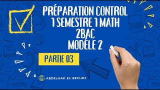 Correction EX3 Devoir Surveillé N1Modele 2semestre 1 2BacPcSvtEco 20232024 [upl. by Phaih923]