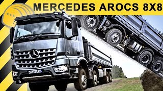 MercedesBenz Arocs Kipper 8x8 Offroad LKW Test im Steinbruch amp Vorstellung im Detail [upl. by Annazor]