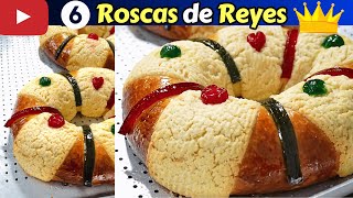 ✅6 ROSCAS de REYES con 1 KILO de HARINARECETA para EMPRENDER💰Dulce Hogar Recetas [upl. by Yank186]