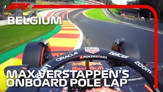 Max Verstappens Pole Lap  2023 Belgian Grand Prix  Pirelli [upl. by Erv]