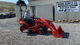 2019 Kubota BX1880 Sub Compact Tractor Loader 54quot Belly Mower 18 HP Diesel Factory Warranty [upl. by Adnwahsor]