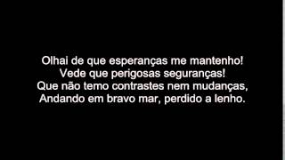 Luís Vaz de Camões  Busque Amor novas artes novo engenho [upl. by Lyret]