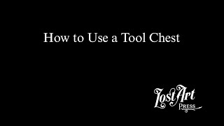 How to Use a Tool Chest [upl. by Ohce]