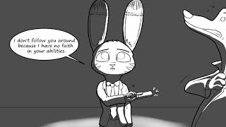 Zootopia Comic  Nick x Judy Apologies [upl. by Haropizt]