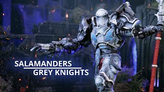 Salamanders vs Grey Knights  A 10th Edition Warhammer 40k Battle Report [upl. by Port]