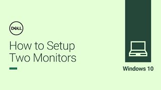 How to Connect Two Monitors to One Computer DELL Official Dell Tech Support [upl. by Oletha]