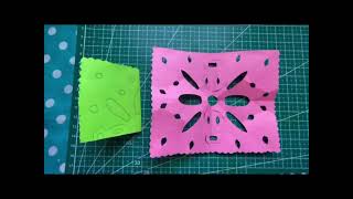 tutorial papel picado [upl. by Aicia]