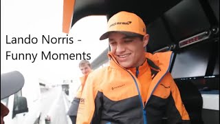 Lando Norris  Funny Moments [upl. by Nywled]