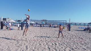 BradfordDew VS OliveiraSantiago  2024 Hermosa Beach Open [upl. by Nylaret273]