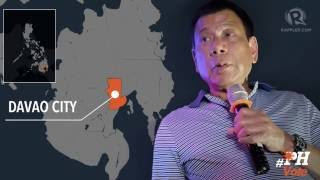 WATCH Duterte reacts to his lead in election results [upl. by Dnomyad401]