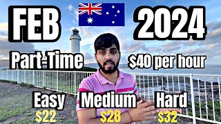 PartTime jobs in Australia 2024 🇦🇺 easiest jobs  australia studyabroad internationalstudents [upl. by Heidie]