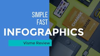 How to Make Awesome Infographics and more Quickly with Visme Review [upl. by Blodget]