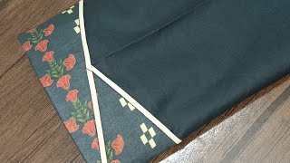 Very easy amp beautiful sleeves design  bazu aur trouser design cutting amp stitching  Effi Designs [upl. by Spearman809]