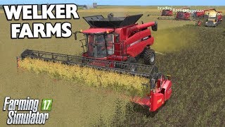 Farming Simulator 17  Welker Farms Multiplayer Timelapse Daggerwin Server [upl. by Shaum113]