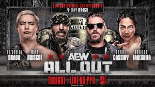 Kazuchika Okada vs Mark Briscoe vs Orange Cassidy vs Konosuke Takeshita  AEW ALL OUT 2024 [upl. by Asiruam]