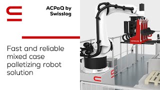 ACPaQ by Swisslog Fast and reliable mixed case palletizing robot solution [upl. by Denyse231]