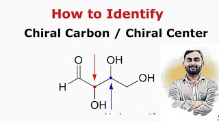 How to identify chiral carbon chiral center chiral molecule [upl. by Nossila413]