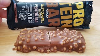 Coop Salty Caramel Flavour Protein Bar [upl. by Radcliffe]