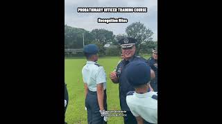 PROBATIONARY OFFICER TRAINING COURSE Recognition Rites [upl. by Hedvah301]