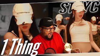 STAYC 1 Thing Performance Video REACTION  GOING THROUGH IT😍 [upl. by Nlocnil987]