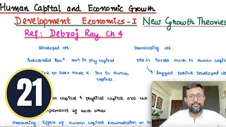 New Growth Theories  Endogenous Growth  Human Capital and Economic Growth  Lucas Model  21 [upl. by Betthezul435]