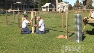 Dog Kennel Fence Installation Part 2 of 2 [upl. by Kirby]