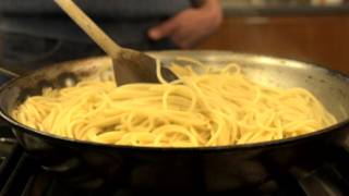 How to Quickly Cook Pasta in a Frying Pan  CHOW Tip [upl. by Ais]